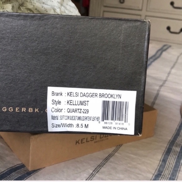 KDB Kelsi Dagger Kellum pink suede mules, 8.5 - Picture 6 of 6